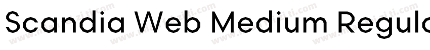 Scandia Web Medium Regular字体转换